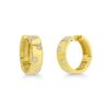 18k Yellow Gold Earrings with Diamonds