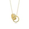 18k Yellow Gold Necklace with Diamonds