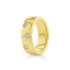 18k Yellow Gold Ring with Diamonds