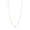 Light Yellow Diamonds 18k Yellow Gold 16" Station Necklace