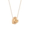 Henri Matisse Inspired Heart Necklace In 18k Gold