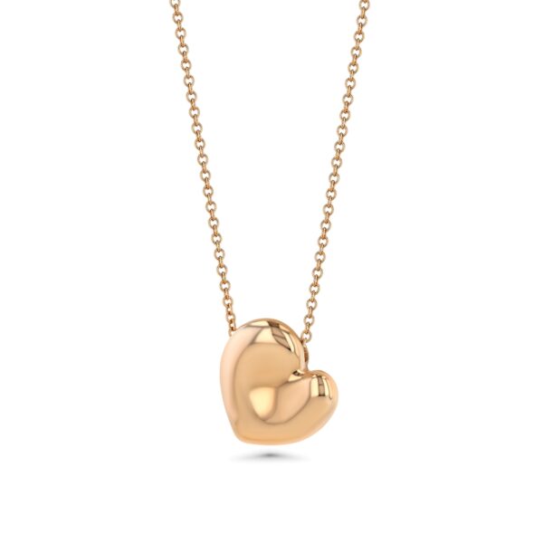 Henri Matisse Inspired Heart Necklace In 18k Gold