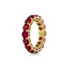 Round Ruby Eternity Ring