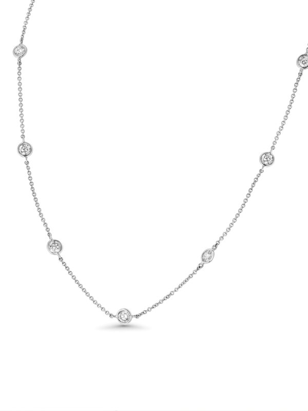 Diamond 18k White Gold 16 Necklace 2