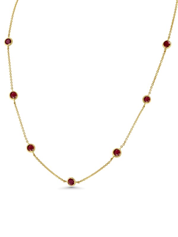 Ruby 18k Yellow Gold 16 Necklace 1