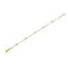 Diamond 18k Yellow Gold Station Bracelet